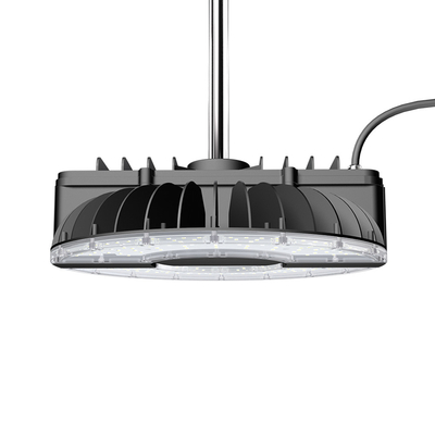100W-250W UFO LED हाई बे लाइट IP65 वाटरप्रूफ 180lm/W हाई एफिशिएंसी