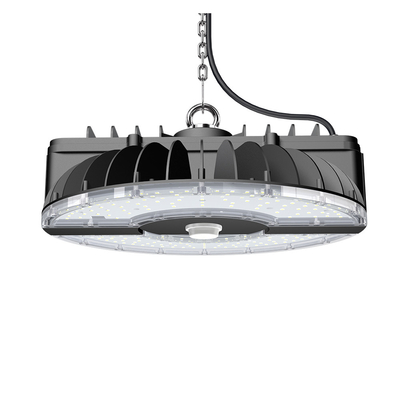 100W-250W UFO LED हाई बे लाइट IP65 वाटरप्रूफ 180lm/W हाई एफिशिएंसी