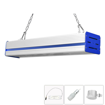 IP65 वाटरप्रूफ सोलर पावर्ड आउटडोर लाइट्स 50W-250W हाई बे लीनियर एलईडी लाइट्स